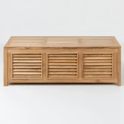 Viadurini in the Garden Gartenideen-Gartentruhe aus natürlichem Teakholz - Hide