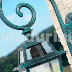 Viadurini Lighting Garten-Wandlampen-Gartenwandlampe Mnade mit Aluminium, hergestellt in Italien, Kristel