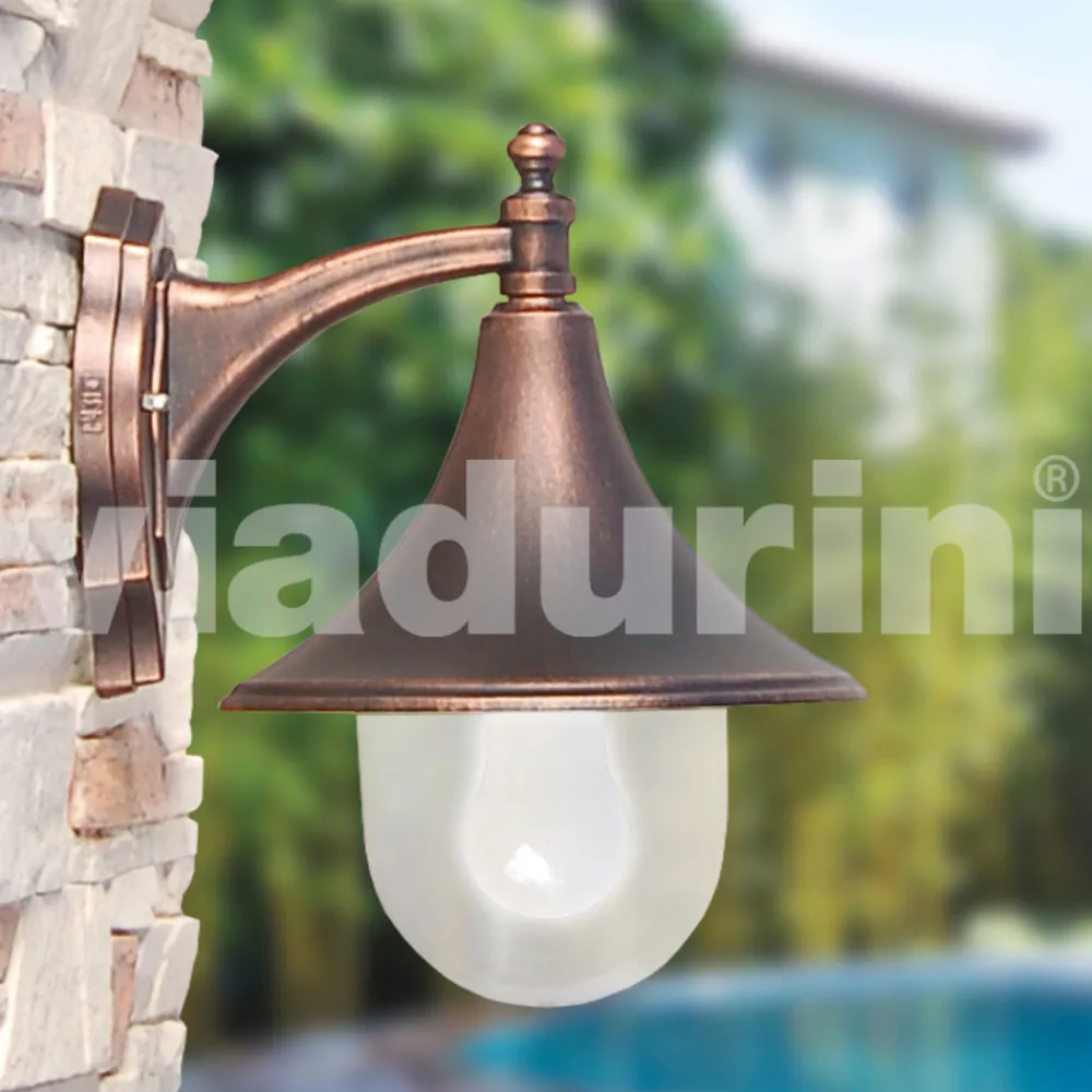 Viadurini Lighting Pendelleuchten Vintage-Gartenwandleuchte aus Aluminiumdruckguss, hergestellt in Italien, Anusca