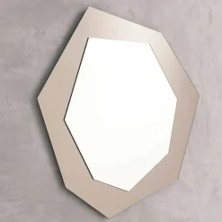 Viadurini Living Wandspiegel-Geformter Wandspiegel mit Glasrahmen Made in Italy - Chlor