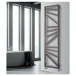 Viadurini Radiators Hybrid Heizkörper-Gemischter Handtuchwärmer mit quadratischen Elementen, hergestellt in Italien – Mandeln