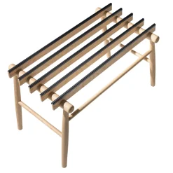 Viadurini Living Moderne Wohnzimmerbank-Gepäckbank aus massivem Walnussholz oder Esche Made in Italy - Anubi