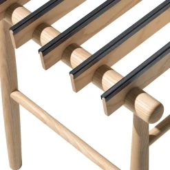 Viadurini Living Moderne Wohnzimmerbank-Gepäckbank aus massivem Walnussholz oder Esche Made in Italy - Anubi