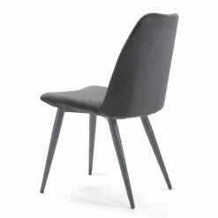 Viadurini Living Moderne Stühle-Gepolsterter Esszimmerstuhl mit lackiertem Stahlgestell – Granella