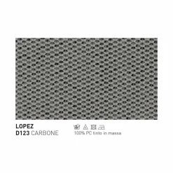 Varaschin Stoffsessel-Gepolsterter Gartensessel aus Metall und Stoff Emma