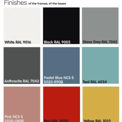 Viadurini Living Moderne Stühle-Gepolsterter Küchenstuhl aus Stoff und Metall Made in Italy 2 Stück - Sangria