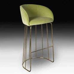 Viadurini Living Barhocker-Gepolsterter und gepolsterter Hocker mit Metallstruktur Made in Italy - Antwerpen