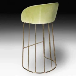 Viadurini Living Barhocker-Gepolsterter und gepolsterter Hocker mit Metallstruktur Made in Italy - Antwerpen