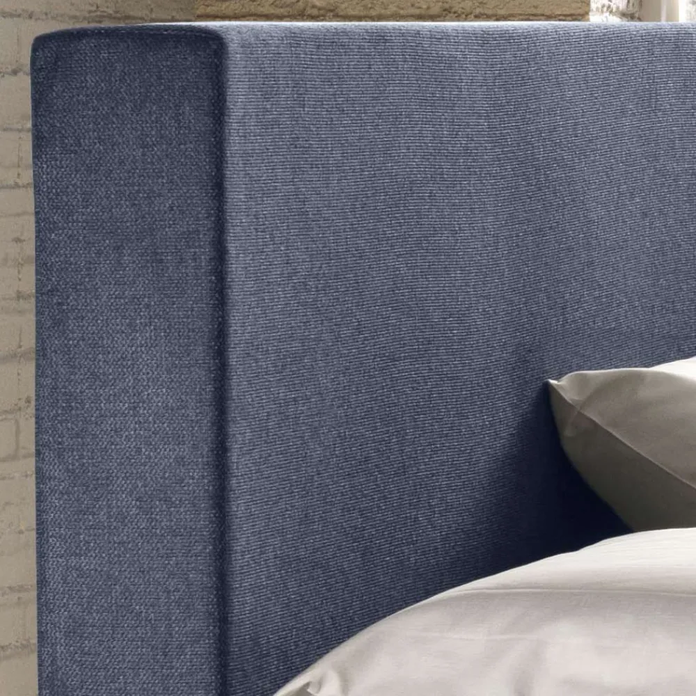 Viadurini Night Design Maßgeschneiderte Möbel|Polsterbetten-Gepolstertes Doppelbett mit Matratze und Kissen Made in Italy - Verga