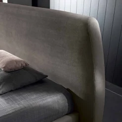 Viadurini Night Design Polsterbetten-Gepolstertes Doppelbett mit Aufbewahrungsbox 160x190/200 Reby