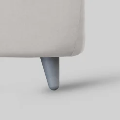 Viadurini Night Design Polsterbetten-Gepolstertes Einzelbett mit optionalem Stauraum, hergestellt in Italien – Akira