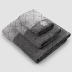 Viadurini Textile Handtücher-Gesichts-, Gästetuch- und Frottierhandservice mit Luxusdekor - Hassim
