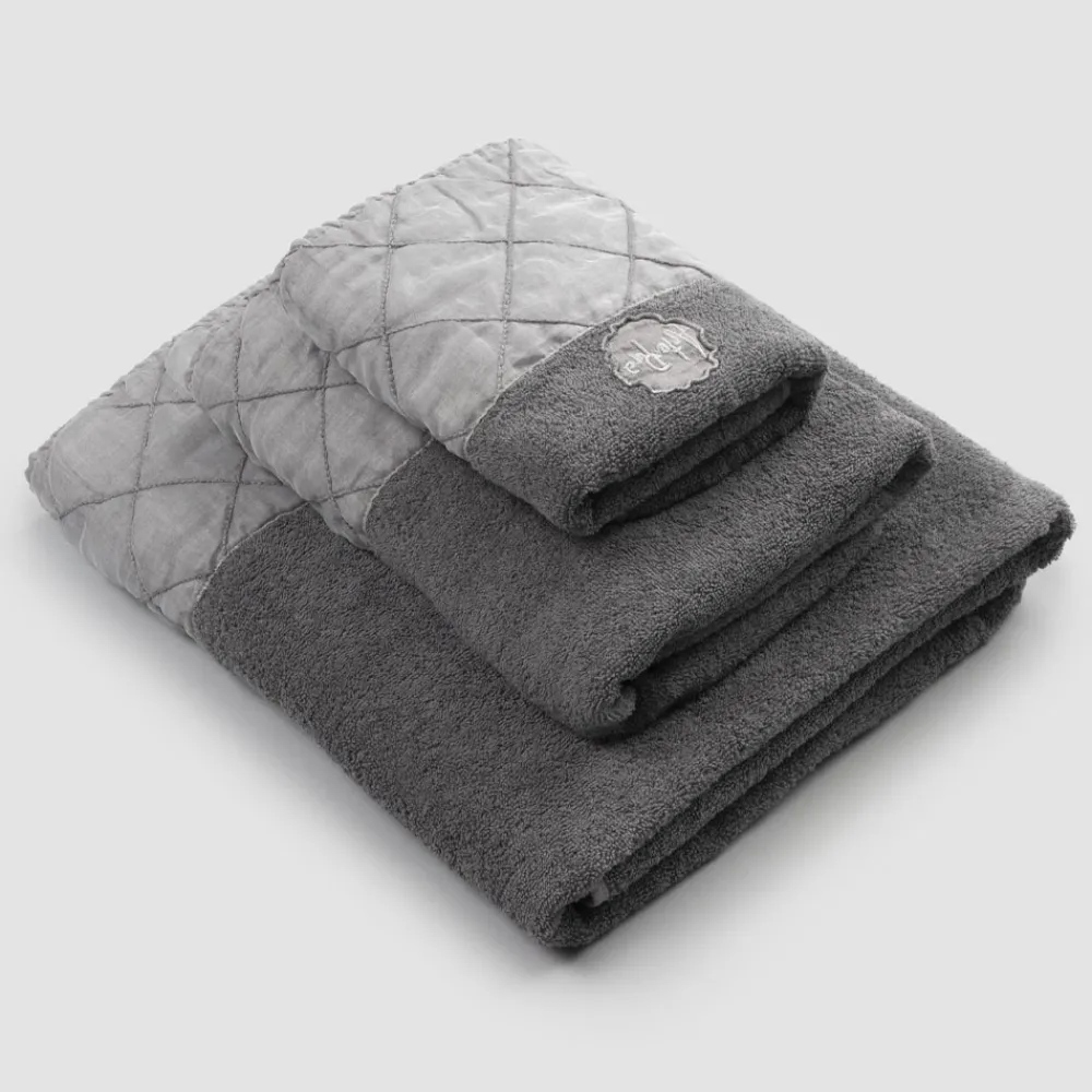 Viadurini Textile Handtücher-Gesichts-, Gästetuch- und Frottierhandservice mit Luxusdekor - Hassim