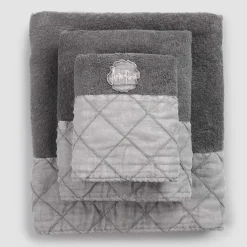 Viadurini Textile Handtücher-Gesichts-, Gästetuch- und Frottierhandservice mit Luxusdekor - Hassim