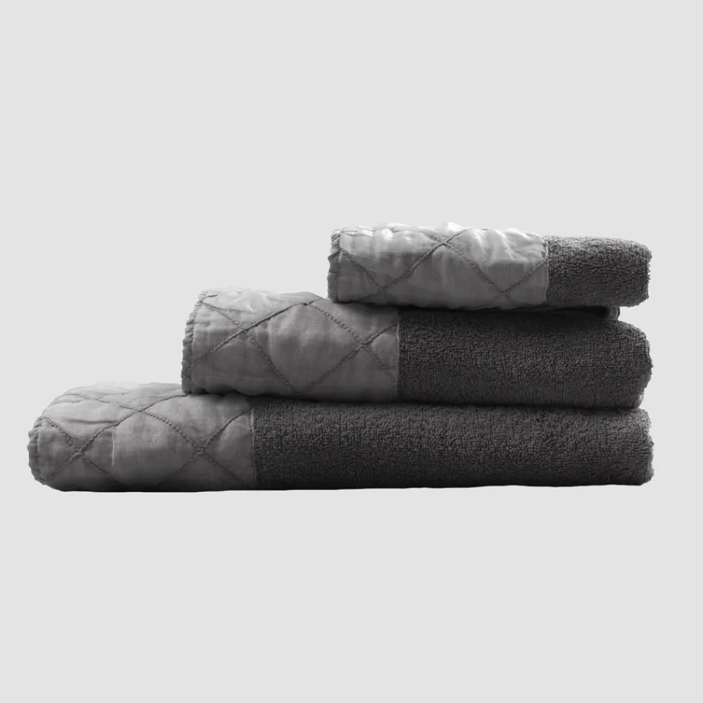 Viadurini Textile Handtücher-Gesichts-, Gästetuch- und Frottierhandservice mit Luxusdekor - Hassim