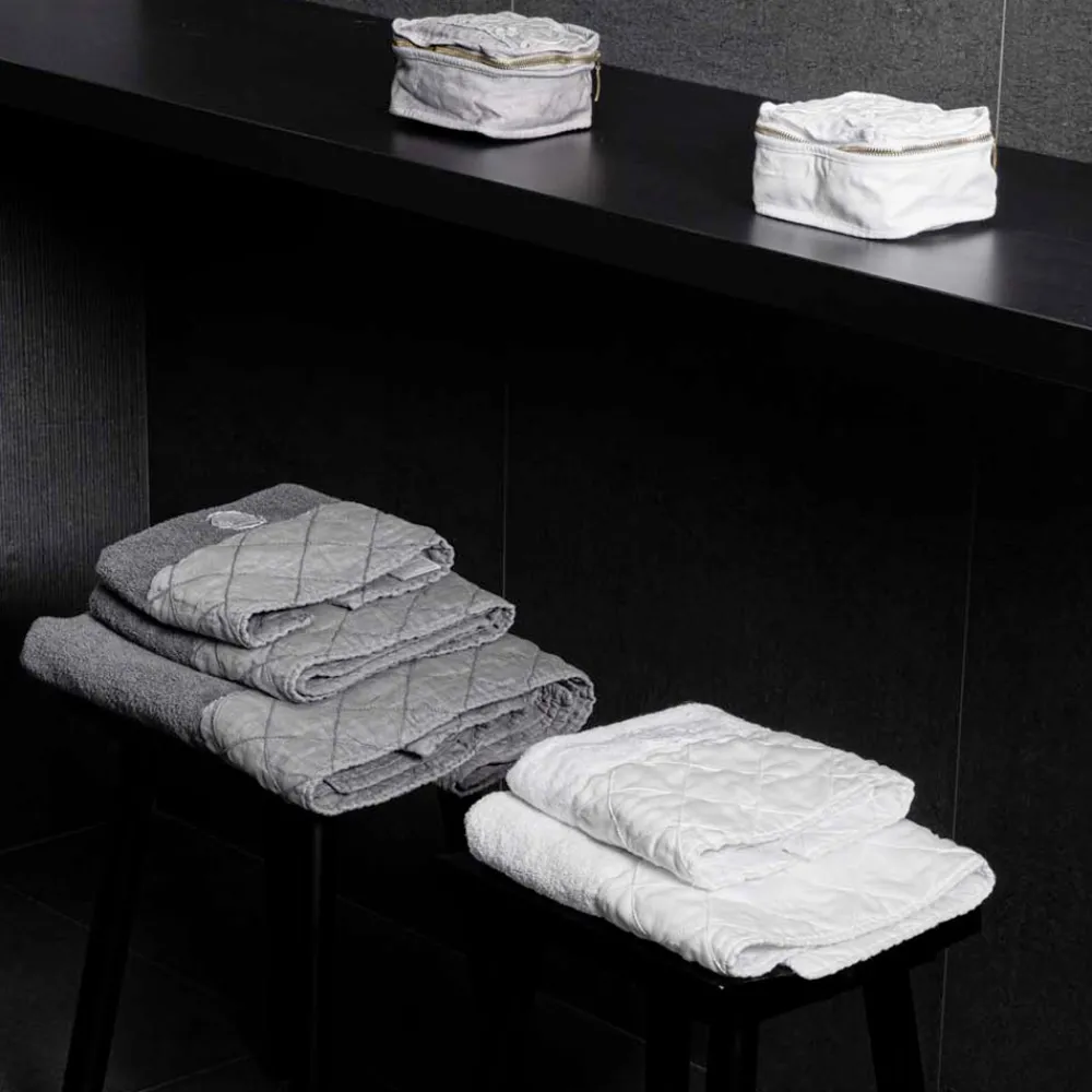 Viadurini Textile Handtücher-Gesichts-, Gästetuch- und Frottierhandservice mit Luxusdekor - Hassim