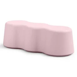 Viadurini Living Moderne Wohnzimmerbank-Gewellte Innenbank aus farbigem Polyethylen Made in Italy - Marion