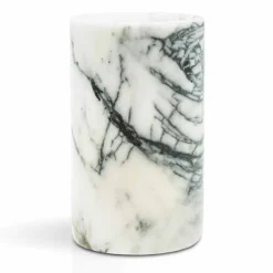 Viadurini Bathroom Badzubehör-Glaszahnbürstenhalter aus Paonazzo-Marmor Made in Italy - Limba