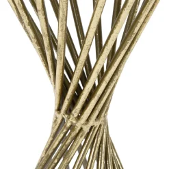 Viadurini Living Moderne Couchtische-Goldener Couchtisch aus Eisen mit Spiegelplatte - Apricot