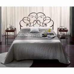 Viadurini Night Design Maßgeschneiderte Möbel|Schmiedeeisen Doppelbetten-Granito Doppelbett aus Schmiedeeisen in Design