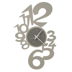 Viadurini Time Design Wanduhren-Große Design-Wanduhr aus Eisen mit externen Zahlen - Wassermann