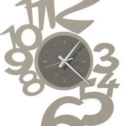 Viadurini Time Design Wanduhren-Große Design-Wanduhr aus Eisen mit externen Zahlen - Wassermann