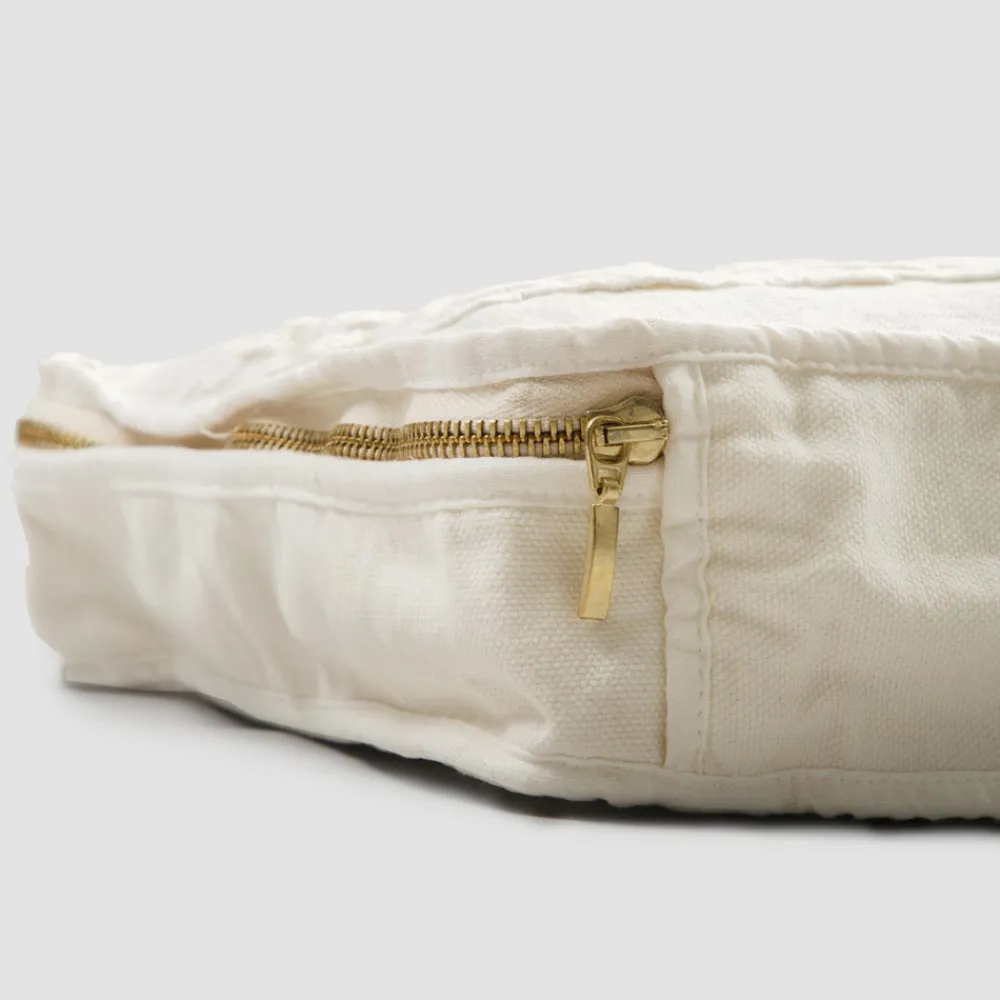 Viadurini Textile Italienische Mode-Große Hose aus Leinen und Baumwolle mit Farnese-Spitze und Reißverschluss, 2 Oberflächen - Mike