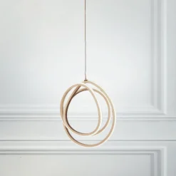 Viadurini Lighting Moderne Pendelleuchten-Große oder kleine LED-Pendelleuchte im Design Gold Metall - Point