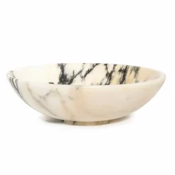 Viadurini Kitchen Becher Set Design-Große runde Schüssel aus Portoro oder Paonazzo Marmor Made in Italy - Glazer