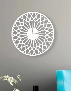 Viadurini Time Design Wanduhren-Große und moderne Design Wanduhr aus rundem Holz - Dandalo