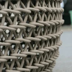 Viadurini in the Garden Sonnenliegen-Gummi Garten Chaiselongue mit Seil gewebte Struktur - Shuffle