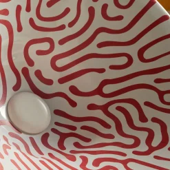 Viadurini Bathroom Keramikwaschbecken-Halbeinbauwaschbecken aus hochwertigem französischem Porzellan – Pausa