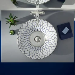 Viadurini Bathroom Waschbecken Aus Fire Clay-Halbeinbauwaschbecken aus Schamottstein in verschiedenen Ausführungen, hergestellt in Italien – Capatosta