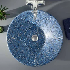 Viadurini Bathroom Waschbecken Aus Fire Clay-Halbeinbauwaschbecken aus Schamottstein in verschiedenen Ausführungen, hergestellt in Italien – Capatosta