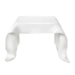 Viadurini Living Moderne Couchtische-Handbespannter Couchtisch aus Plexiglas, hergestellt in Italien – Pippo