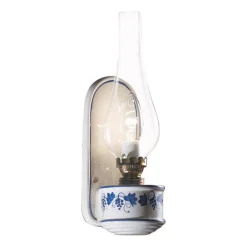 Ferroluce Shabby Chic Wandleuchten-Handdekorierte Wandleuchte aus Keramik