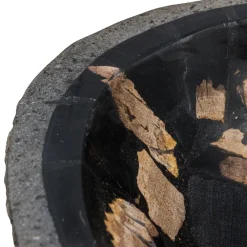 Viadurini Bathroom Steinwaschbecken-Handgearbeitete Waschtischplatte im Flussstein, Palizzi