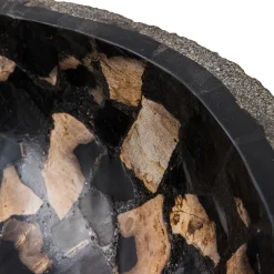 Viadurini Bathroom Steinwaschbecken-Handgearbeitete Waschtischplatte im Flussstein, Palizzi