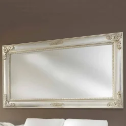 Viadurini Classic Wandspiegel-Handgearbeiteter Ayous Holz Wandspiegel hergestellt in Italien Alessio