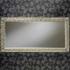 Viadurini Classic Wandspiegel-Handgearbeiteter rechteckiger Wandspiegel aus Holz hergestellt in Italien Nicolò