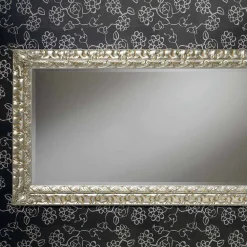 Viadurini Classic Wandspiegel-Handgearbeiteter rechteckiger Wandspiegel aus Holz hergestellt in Italien Nicolò