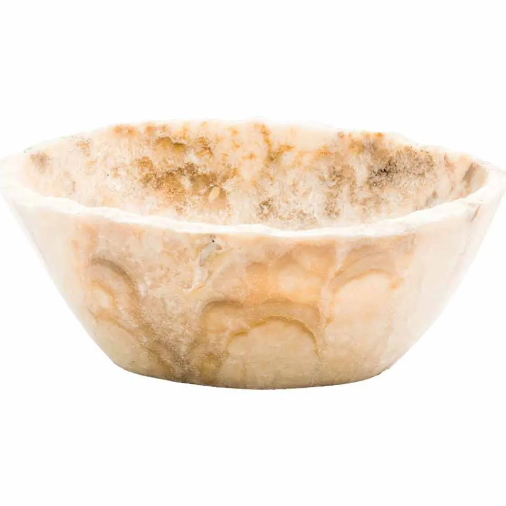 Viadurini Bathroom Steinwaschbecken-Handgearbeitetes Aufsatzwaschbecken aus Onyx Stone - Barolo