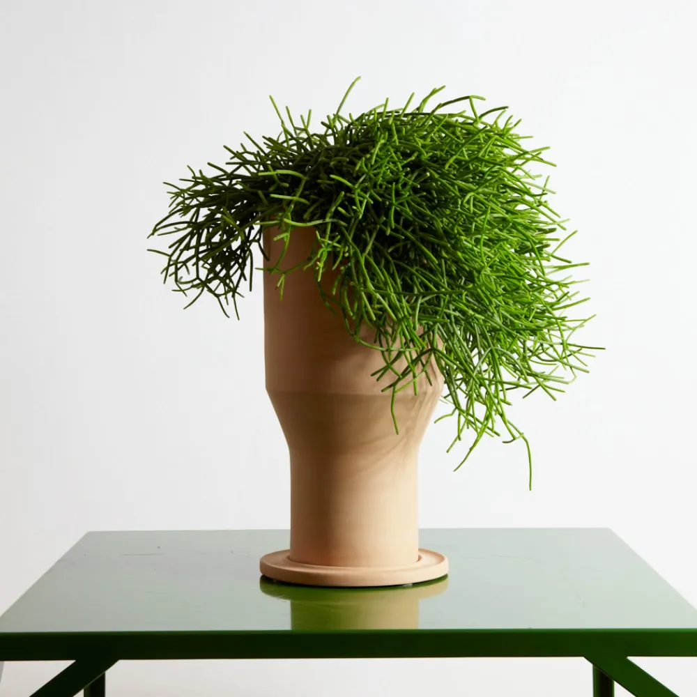 Viadurini in the Garden Deko Vasen-Handgefertigte Blumenvase mit Terrakotta-Untertasse Made in Italy - Pita