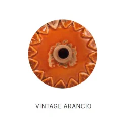 Ferroluce Pendelleuchte Industrial-Handgefertigte Hängelampe aus Eisen und Keramik mit Gitter - Industriell