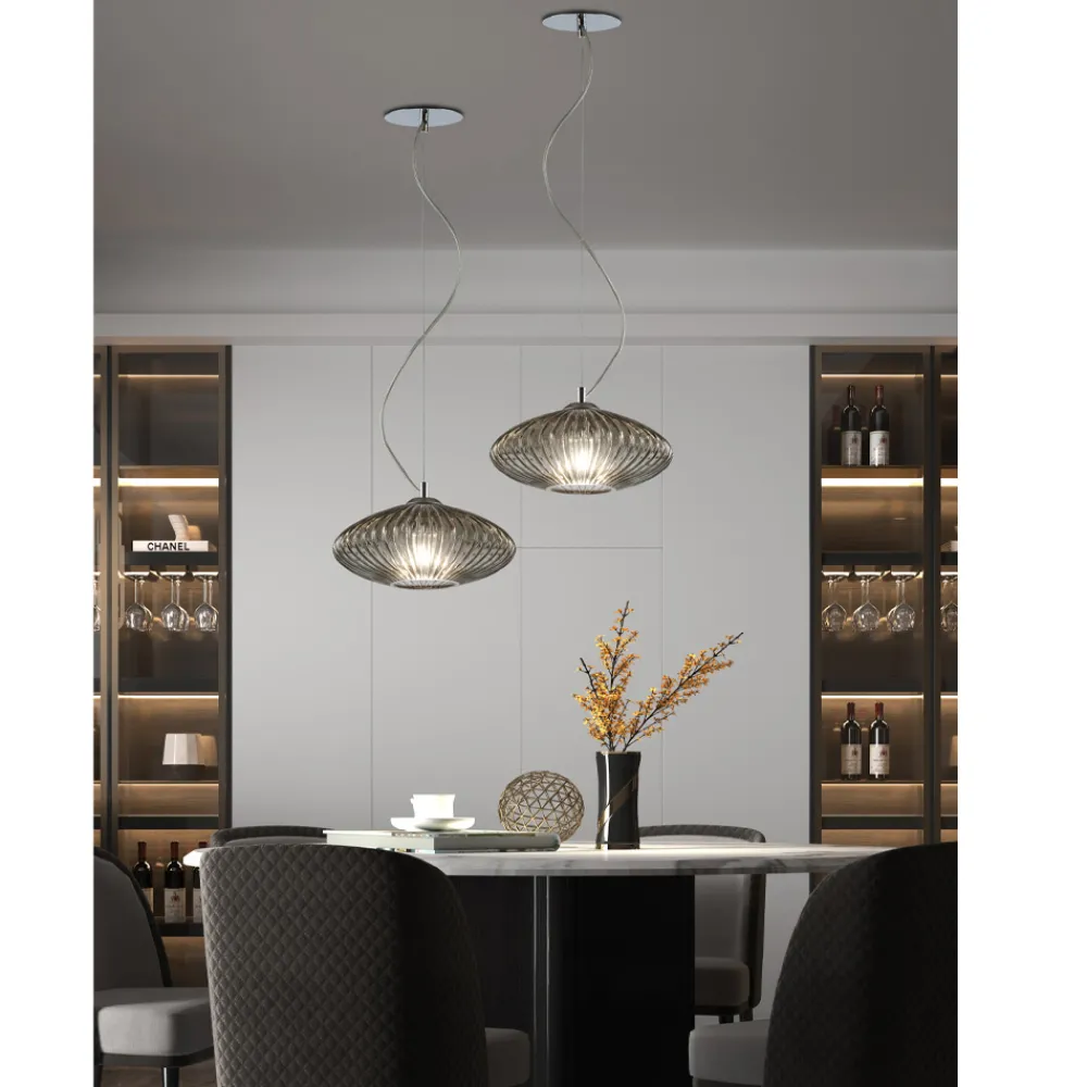 Viadurini Vetro di Venezia Murano Lampen|Moderne Pendelleuchten-Handgefertigte Hängelampe aus mundgeblasenem Glas in Venedig - Dafne