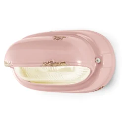 Ferroluce Wandleuchte Industrial-Handgefertigte horizontale Eisenapplikation aus Keramik und Industrie - Vintage