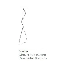 Viadurini Vetro di Venezia Murano Lampen|Moderne Pendelleuchten-Handgefertigte venezianische Hängelampe aus mundgeblasenem Glas - Chrystal