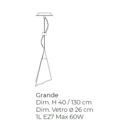 Viadurini Vetro di Venezia Murano Lampen|Moderne Pendelleuchten-Handgefertigte venezianische Hängelampe aus mundgeblasenem Glas - Chrystal