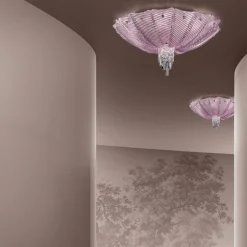 Viadurini Lighting Klassische Deckenleuchten-Handgefertigte venezianische Deckenlampe aus Glas und Metall Made in Italy - Fabiana