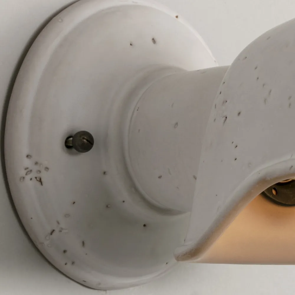 Toscot Vintage Wandleuchten-Handgefertigte Wandlampe aus toskanischer Majolika Made in Italy - Bistro